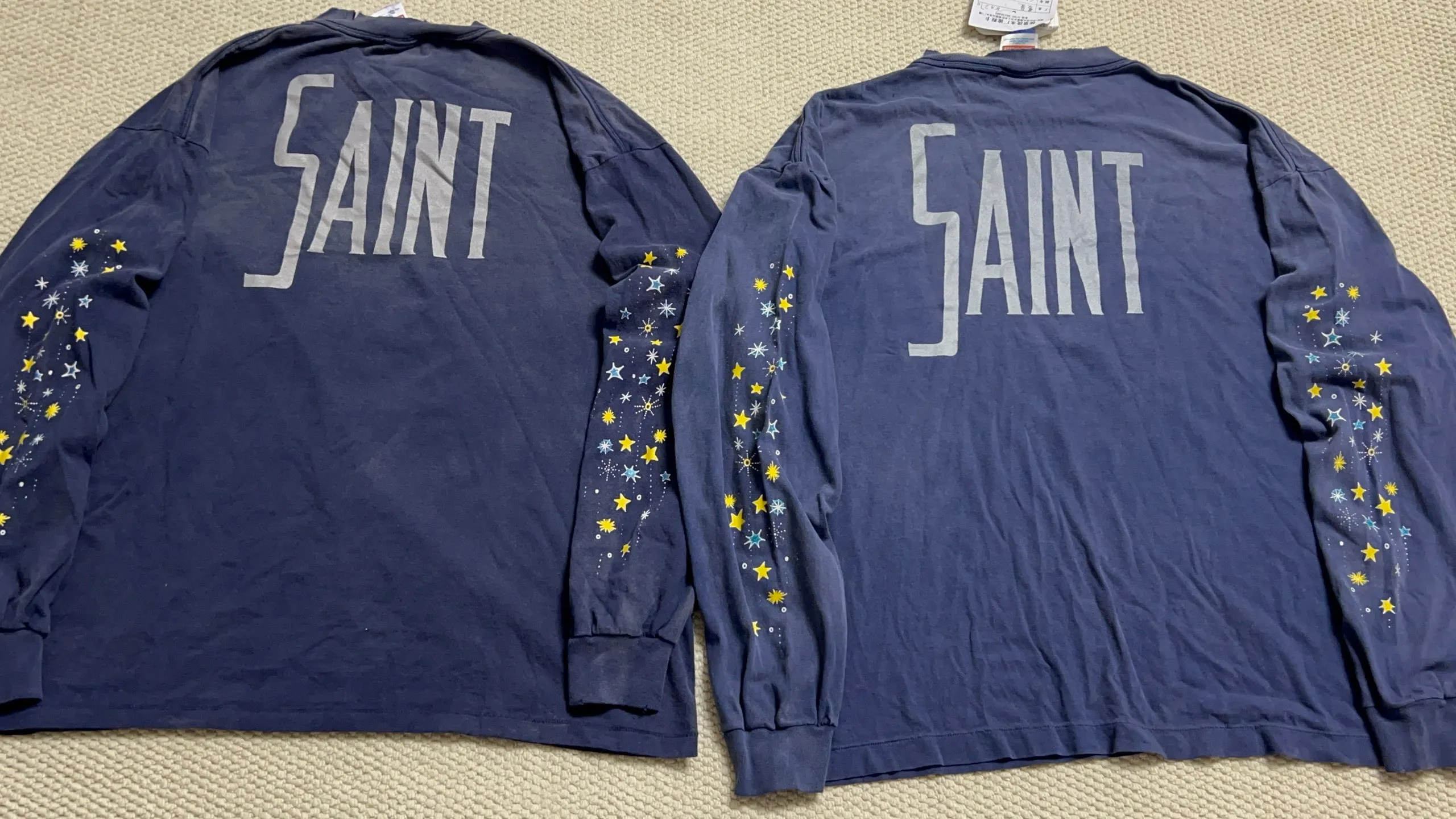 Wash proofing comparison SAINT Mxxxxxx